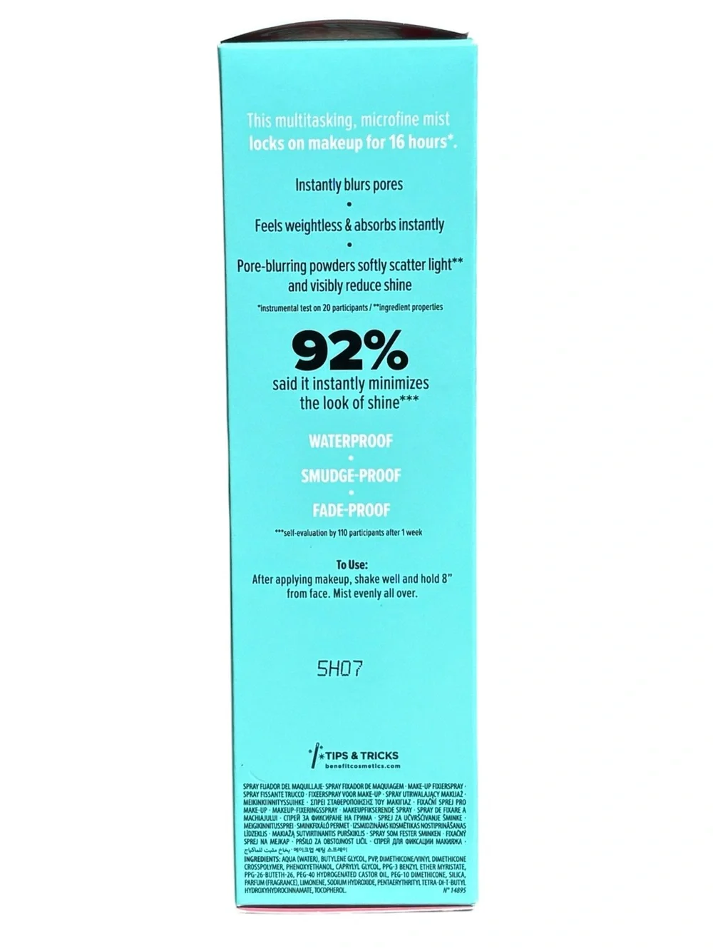 Benefit Cosmetics The POREfessional Super Setter Pore-Minimizing Setting Make-Up